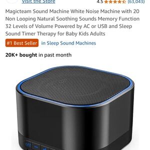 Magic Black and Blue Portable Speaker with Sleek Design